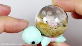 How to DIY Ocean Terrarium Dome Turtle Polymer Clay Resin Tutorial