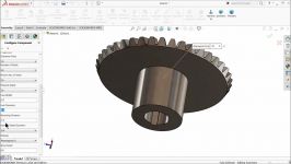 Solidworks tutorial  Bevel gear and pinion mechanism in Solidworks