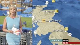 BBC weather Carol Kirkwood sends fans into frenzy with busty dress