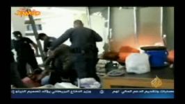 برخورد وحشیانه نیروهای پلیس اسرائیلی یک زن فلسطینی