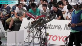 رقابت دانشجویان ایران وکره در مسابقات روبوتیک توکیو2017