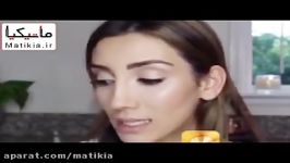 آرایش كلاسیك رژ قرمز پوست براق مژه مصنوعى 1