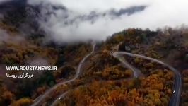 جاده جنگلی زیبای توسکستان