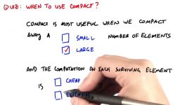 When To Use Compact  Intro to Parallel Programming