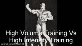 High Volume Training Vs High Intensity مقایسه