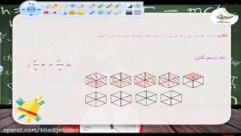 آموزش جمع وتفریق کسرها برای دانش آموزان پنجم قسمت دوم