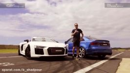 DRAG RACE AUDI RS3 VS AUDI R8