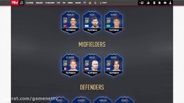 TOTY FIFA18 نامزدهای تیم سال فیفا ۱۸