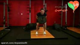 حرکت هالتر خمیده دو دست Bent Over Two Arm Long Bar Row