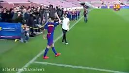 فیلیپه کوتینیوبرای اولین بار برای بارسلونا پا به توپ شد