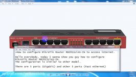 MikroTik Router RB2011UiAS IN  configure to access internet