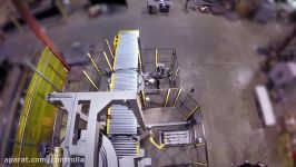 Dual Case Robotic Palletizing System with Corner Board Stretch Wrapper  Kaufman Engineered Systems