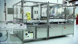 Automated Bottle Pallet Unloader with FANUC Pick