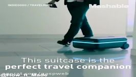 the suitcase Smart چمدان خودران یکی اینایده های جالبه