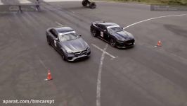 DRAG RACE Mercedes AMG E63 S vs. RTR Mustang