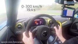 SUPERTEST McLaren 720S 0 300 kmh Acceleration Sachsenring POV  AUTO BILD