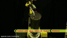 New FANUC Arc Welding Robot with Extra Long Arm Welds A Boiler Tube