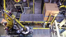 Dual Robotic Case Palletizing System  Kaufman Engineered Systems