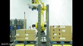RPC Robotic Palletizing Cell with FANUC Palletizing Robot  Pearson Packaging Systems