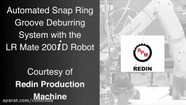 Robotic Snap Ring Groove Deburring in Less Than 30 Seconds  Redin Production Machine