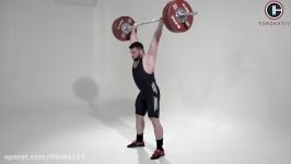 کراسفیت Power JERK weightlifting crossfit