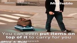 the suitcase Smart چمدان خودران یکی اینایده های جالبه