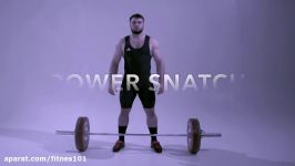 کراسفیت Power SNATCH weightlifting crossfit