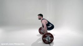 اموزش کراسفیت CLEAN JERK Olympic weightlifting