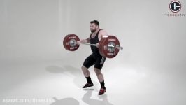 کراسفیت Power CLEAN Olympic weightlifting