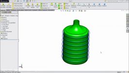 SolidWorks tutorial Water Bottle