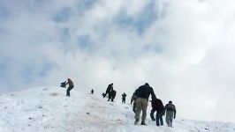 برف بازی در زمستان شهر خانوك