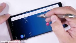 Galaxy Note 8 Durability Test  Scratch Burn BEND TEST