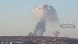 بمباران محیط شهر عفرین توسط جنگنده های ارتش ترکیه