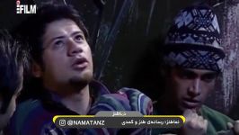 نماطنز  خوابیدن علی صادقی وسط کوچه