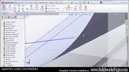 SolidWorks Car Tutorial  How To Model a Car in SolidWorks Ferrari F430