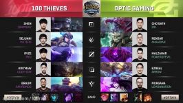 100 vs OPT  NA LCS Week 1 Day 1 Match Highlights Spring 2018