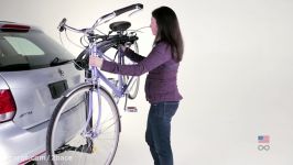 چگونگی قرار دادن دوچرخه روی باربند مخصوص