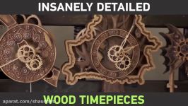 Put your Apple Watch down and enjoy these insanely detailed wood timepieces