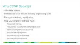 What you should know about the CCNP Security Certification Program