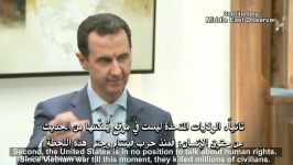 Assad Destroys US Reporter In Interview Exposes Zionist Propaganda