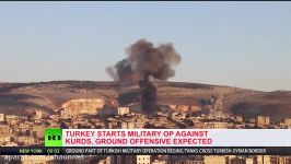 Turkey’s Afrin op Tanks cross Syrian border ground offensive begins