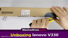 جعبه گشایی لپ تاپ لنوو lenovo V330  مشهد کالا