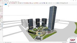 مدل 3 بعدی تجاری  N10  مجتمع تجاری اداری مسکونی