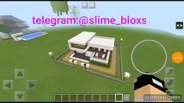 خونه شیک در ماینکرافت + آموزش مپش در کانالمون slime bloxs