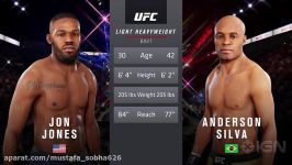 گیم پلی جدید بازی UFC 3 مبارزه جان جونز اندرسون سیلوا