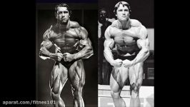 Arnold Schwarzenegger  1974 vs. 1975 مقایسه