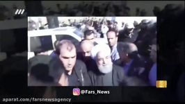 فیلم پرحاشیه روحانی ازحضور دربین مردم کرمانشاه 