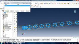 Compression of stacked inflated torus FEA in abaqus part 06