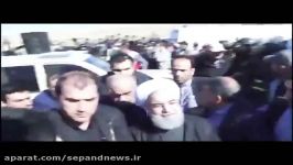 اولین فیلم حضور روحانی در مناطق زلزله زده سرپل ذهاب