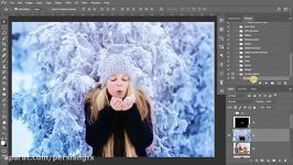 آموزش ایجاد برف پاشیده شده بر روی تصاویر